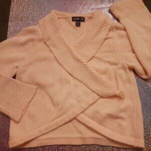 Toddler girls Baby Gap size 5 5T beige soft knit dress sweater